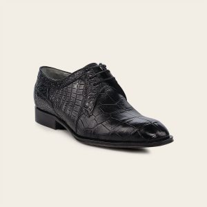 Calzado de vestir en piel genuina de alligator