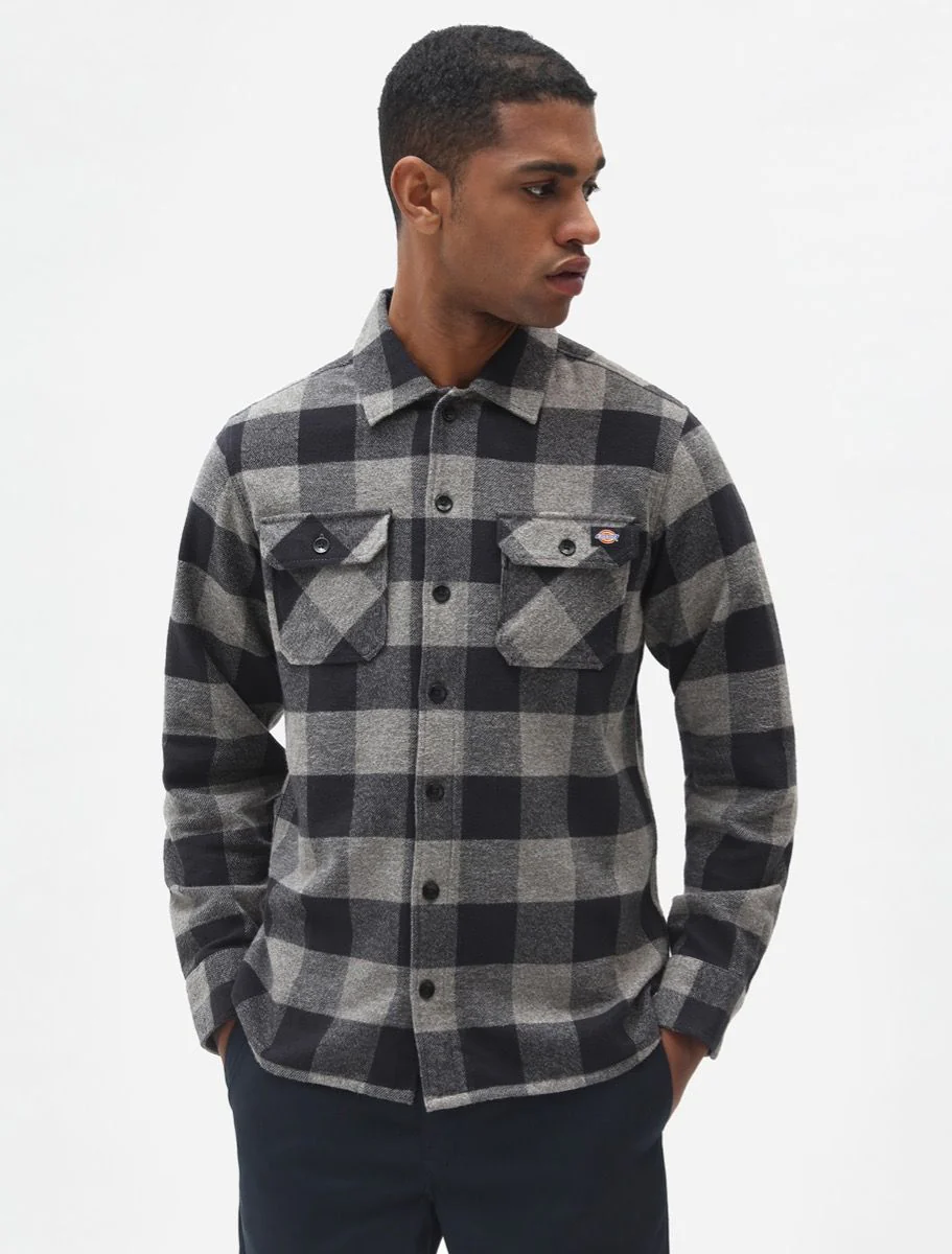 DICKIES SACRAMENTO SHIRT | CAMISA DE FRANELA A CUADROS - Imagen 9
