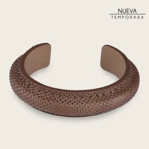 Pulsera en piel genuina de carunga para dama