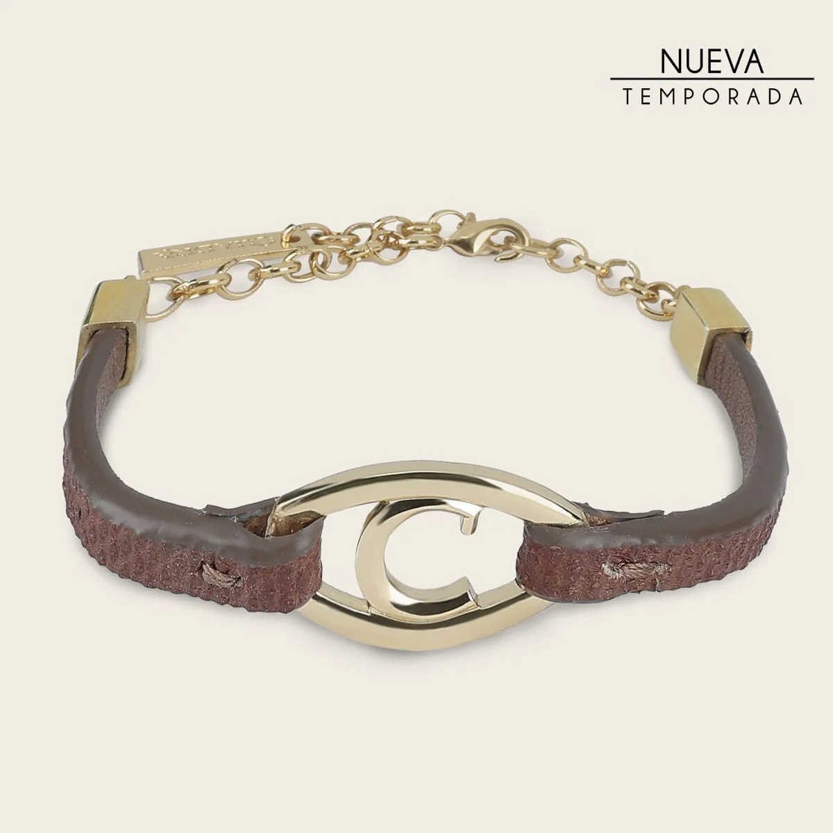 Pulsera en piel genuina para dama - Imagen 2