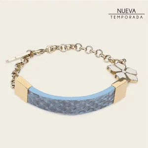 Pulsera en piel genuina de pitón para dama