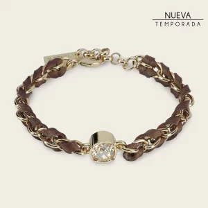 Pulsera en piel genuina para dama