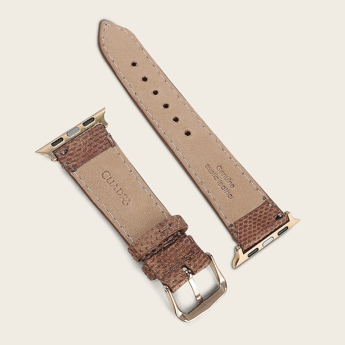 Extensible de reloj en piel genuina de carunga para dama - Imagen 5