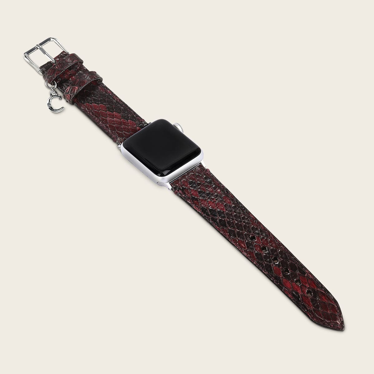 Extensible de reloj en piel genuina de pitón para dama - Imagen 4