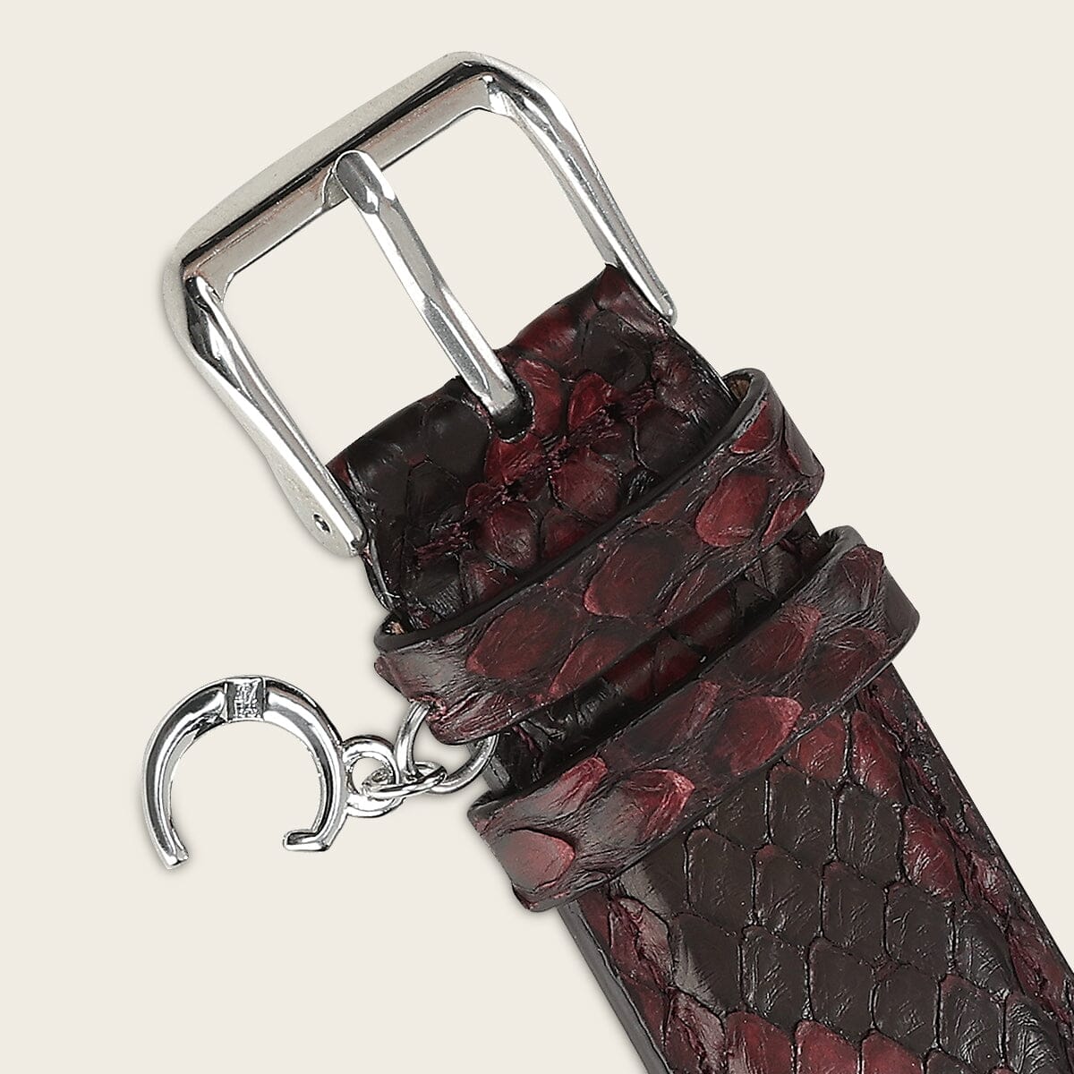 Extensible de reloj en piel genuina de pitón para dama - Imagen 3