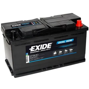 Exide Dual AGM EP800 95 Amp 12v