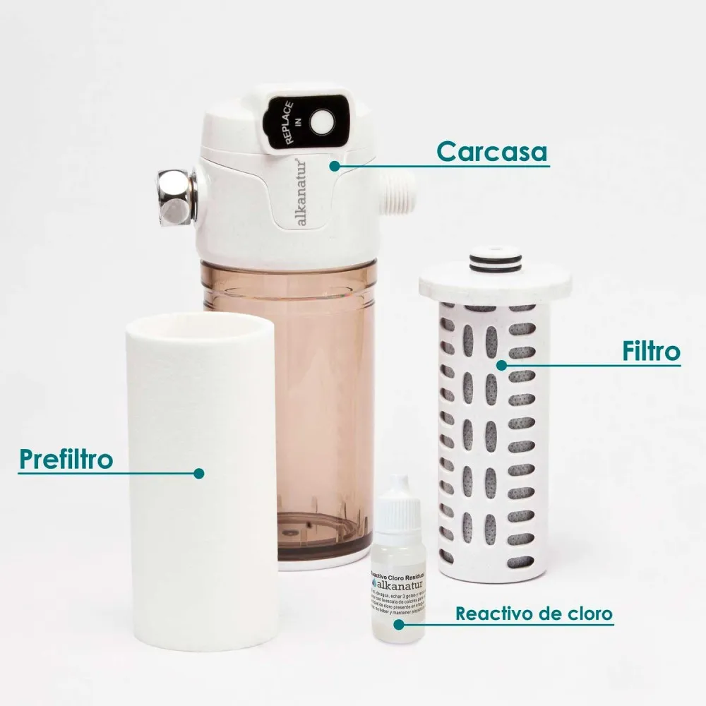 Filtro de ducha recambiable Alkanatur Drops - Imagen 7