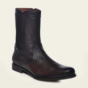 Bota de vestir en piel genuina de venado para caballero