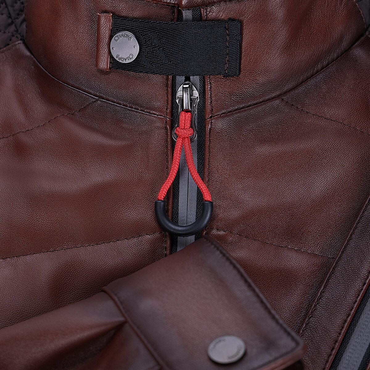 Chamarra urbana en piel genuina de ovino para caballero - Imagen 5