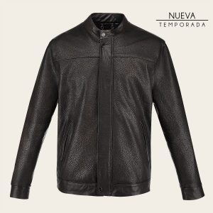 Chamarra en piel de ovino para caballero