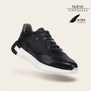 Tenis en piel genuina de mantarraya para caballero