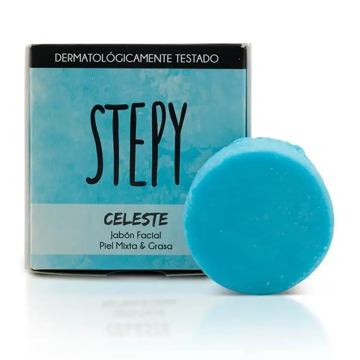 Jabón facial sólido CELESTE piel mixta y grasa - Imagen 2