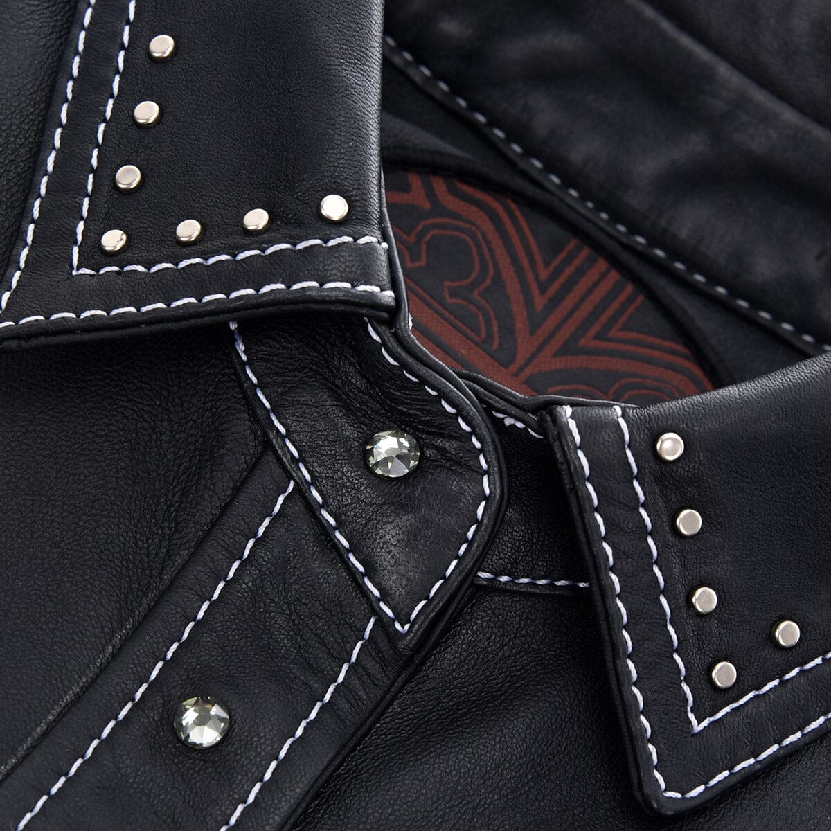 Camisola en piel genuina de ovino para dama - Imagen 6