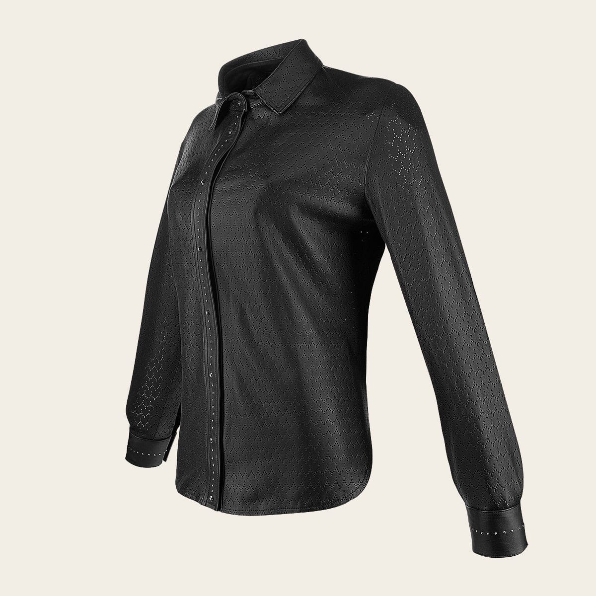 Camisola en piel genuina de ovino para dama - Imagen 3