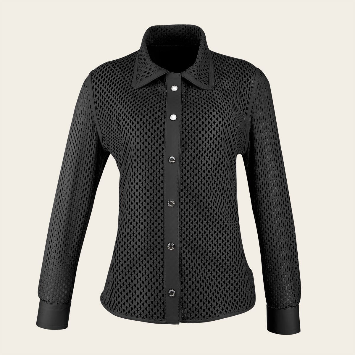 Camisola en piel genuina de ovino para dama - Imagen 2