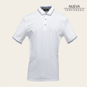 Playera tipo polo Cuadra para caballero