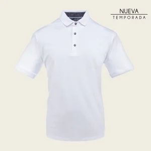 Playera tipo polo Cuadra para caballero