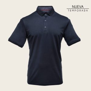 Playera tipo polo Cuadra para caballero