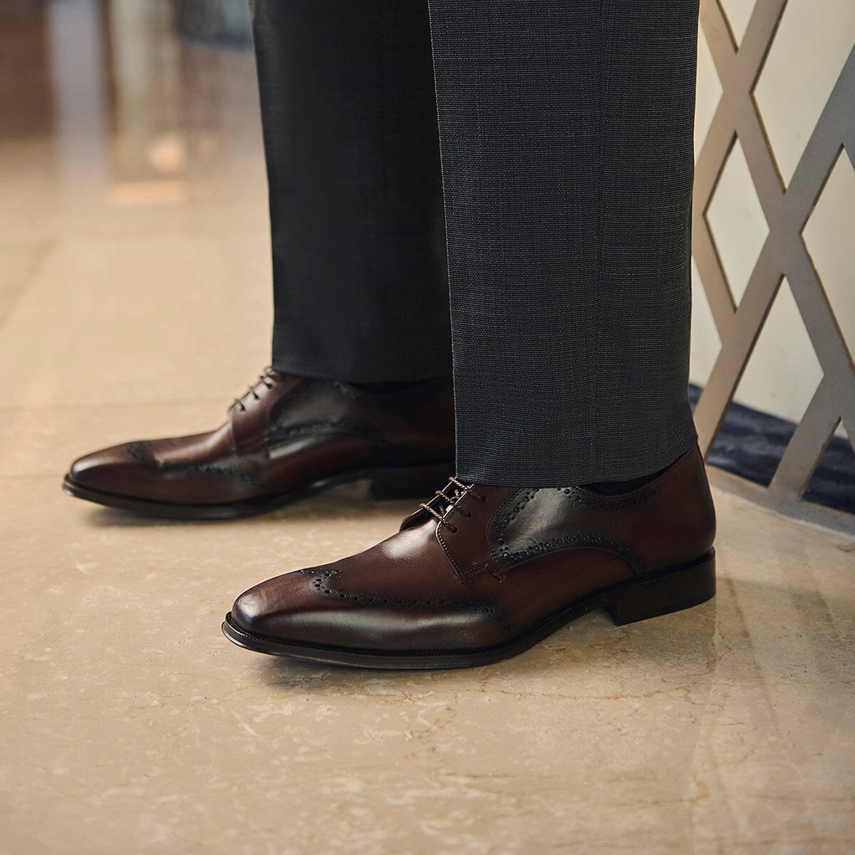 Zapato de vestir en piel genuina - Imagen 3