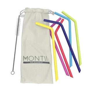 Set pajitas de silicona Arco Iris