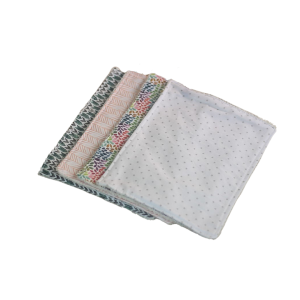 Paños reutilizables de algodón orgánico