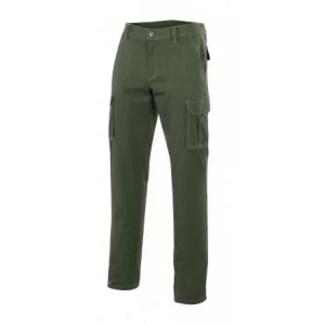 Pantalon multibolsillos verde caza VELILLA