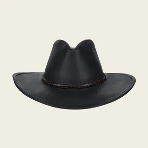 Sombrero en piel genuina unisex