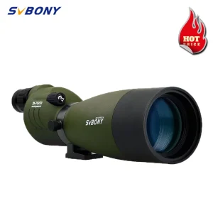 SVBONY SV17 25-75×70 Spotting Scope Zoom Telescopio Spyglass Potente monocular BAK4 Prisma impermeable Caza con trípode de alta