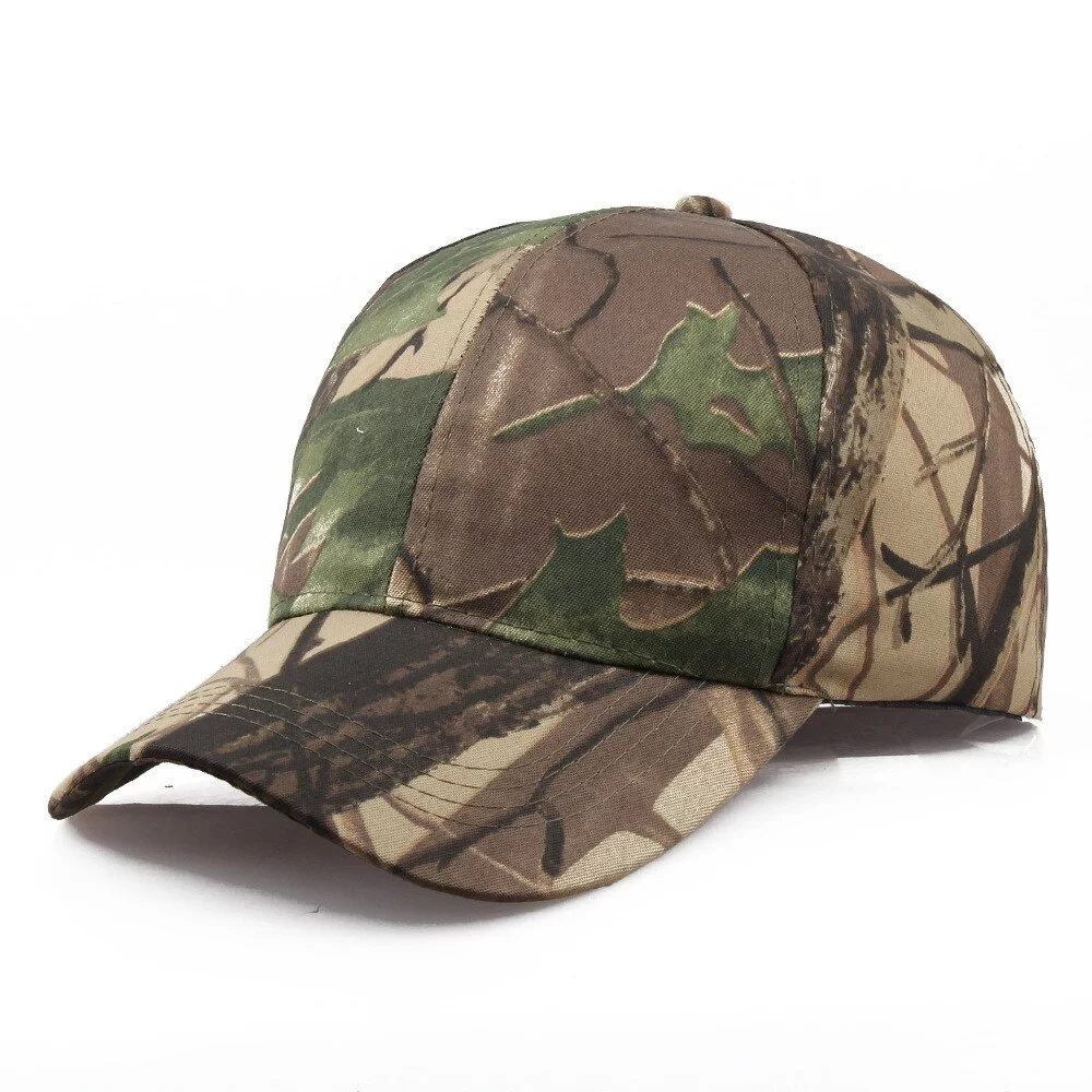 Sombrero ajustable militar de camuflaje para hombre, gorra de béisbol del ejército de caza, pesca, fútbol, sombreros de Sol de poliéster clásicos ajustables - Imagen 3