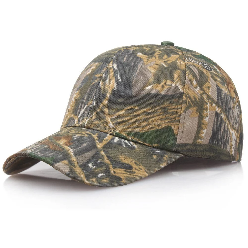 Sombrero ajustable militar de camuflaje para hombre, gorra de béisbol del ejército de caza, pesca, fútbol, sombreros de Sol de poliéster clásicos ajustables - Imagen 4
