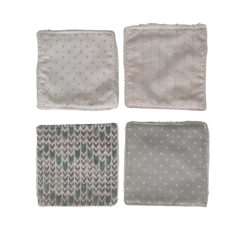 Toallitas desmaquillantes reutilizables XL de Algodón Orgánico - Imagen 2