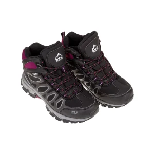 Zapatos de Senderismo para Mujer, Marca Sweden KLë 849546 Negro FORUM-HI, Botas de Montaña, al Aire Libre, Buena Calidad, Botas para la Lluvia con Membrana Impermeable, Bota trekking para las Mujeres de Deporte Botínes