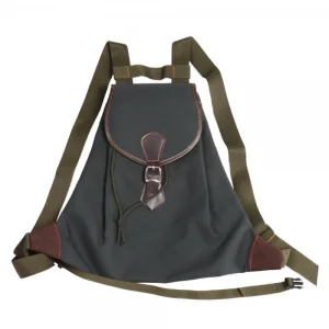 Zurrón de lona-sarga con bolsillo en parte posterior