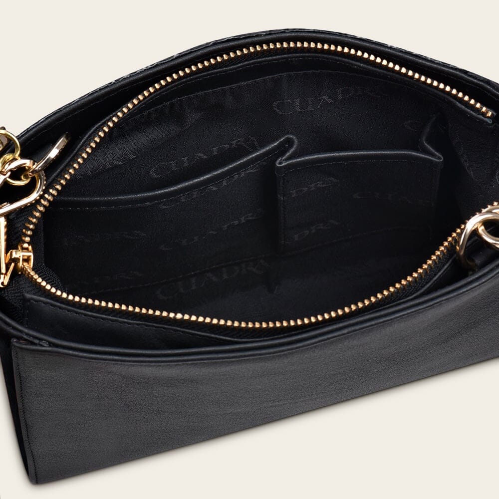 Crossbody en piel genuina de mantarraya para dama - Imagen 7