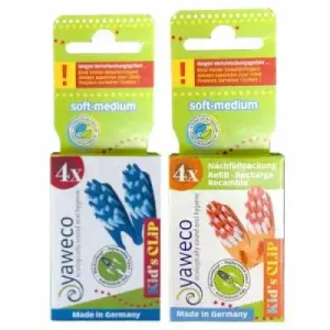 Recambios para cepillos de dientes para niños de cabezal reemplazable color azul