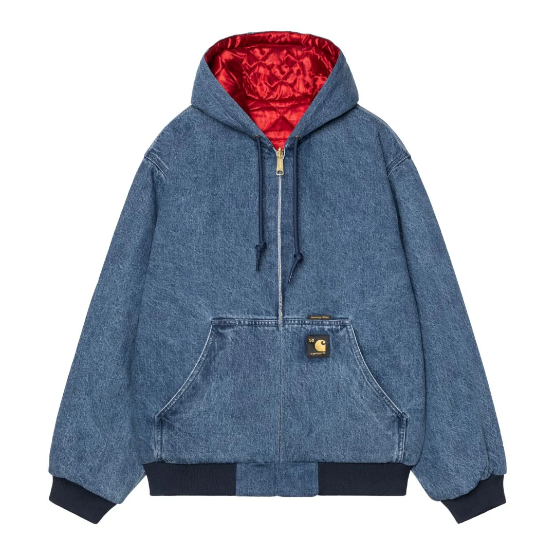 CARHARTT WIP 50 YEARS ANNIVERSARY OG ACTIVE JACKET DENIM | CHAQUETA REVERSIBLE VAQUERA