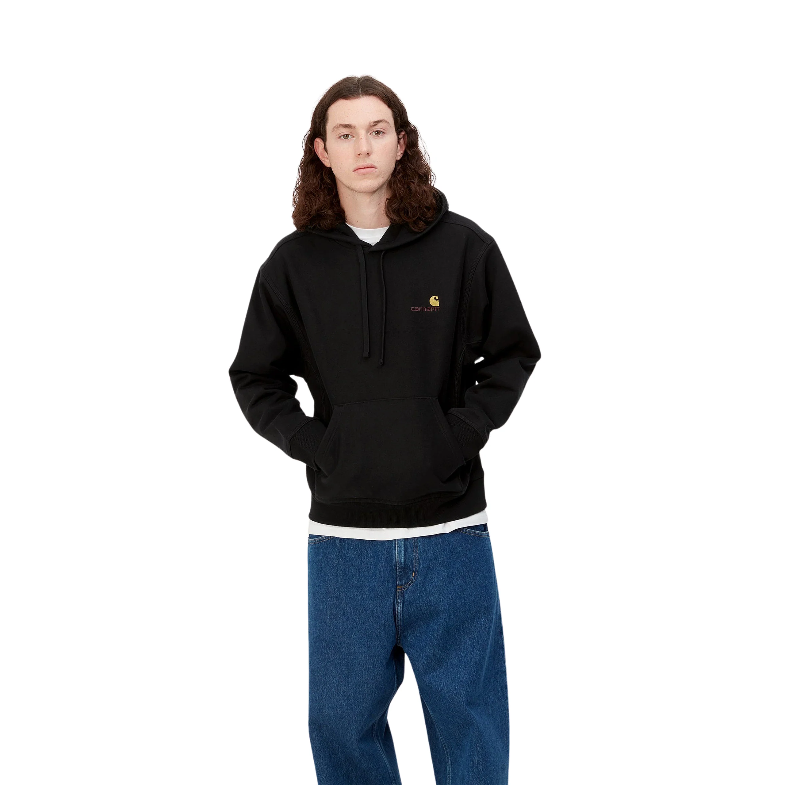CARHARTT WIP HOODED AMERICAN SCRIPT SWEAT | SUDADERA CON CAPUCHA