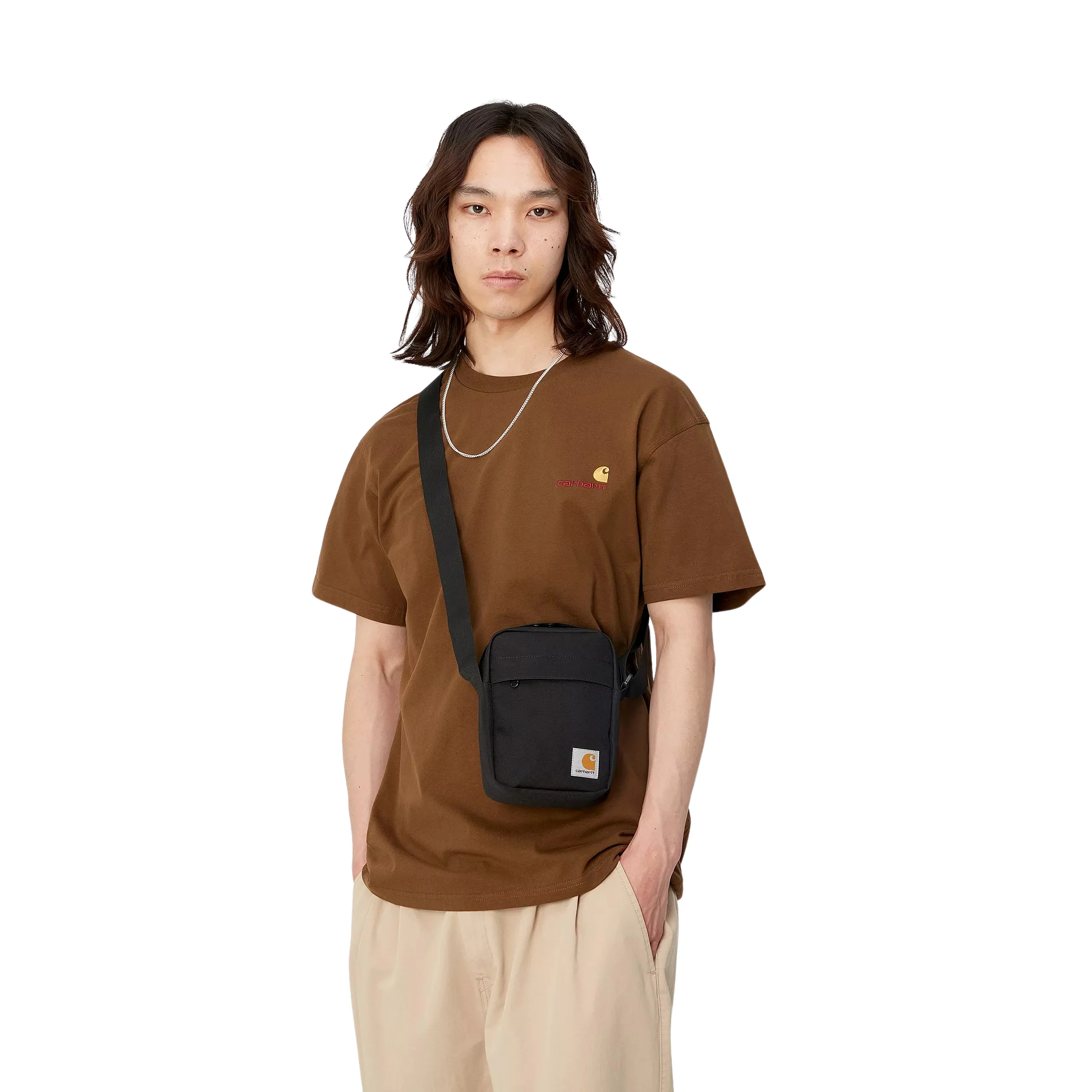 CARHARTT WIP JAKE SHOULDER POUCH | BOLSO BANDOLERA IMPERMEABLE DE POLIÉSTER RECICLADO - Imagen 4