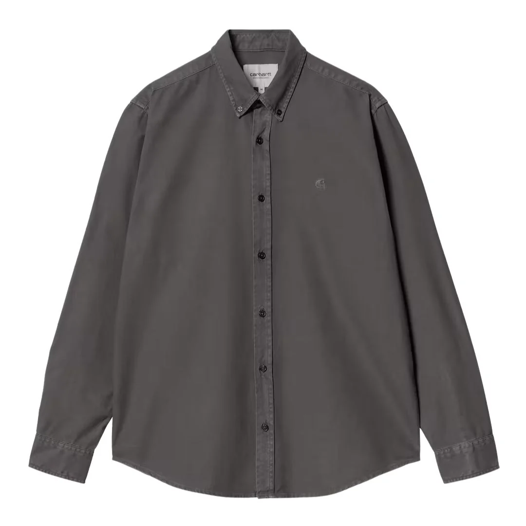 CARHARTT WIP L/S BOLTON SHIRT | CAMISA OXFORD DE ALGODÓN - Imagen 7