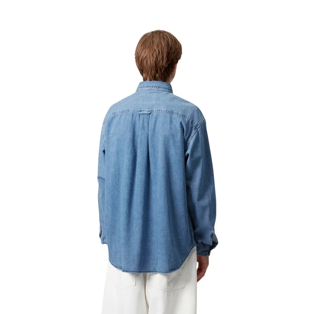 CARHARTT WIP L/S LUCAS SHIRT | CAMISA DENIM LOOSE FIT - Imagen 5