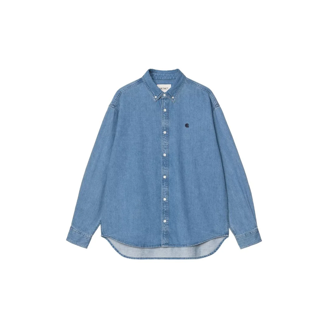 CARHARTT WIP L/S LUCAS SHIRT | CAMISA DENIM LOOSE FIT - Imagen 2