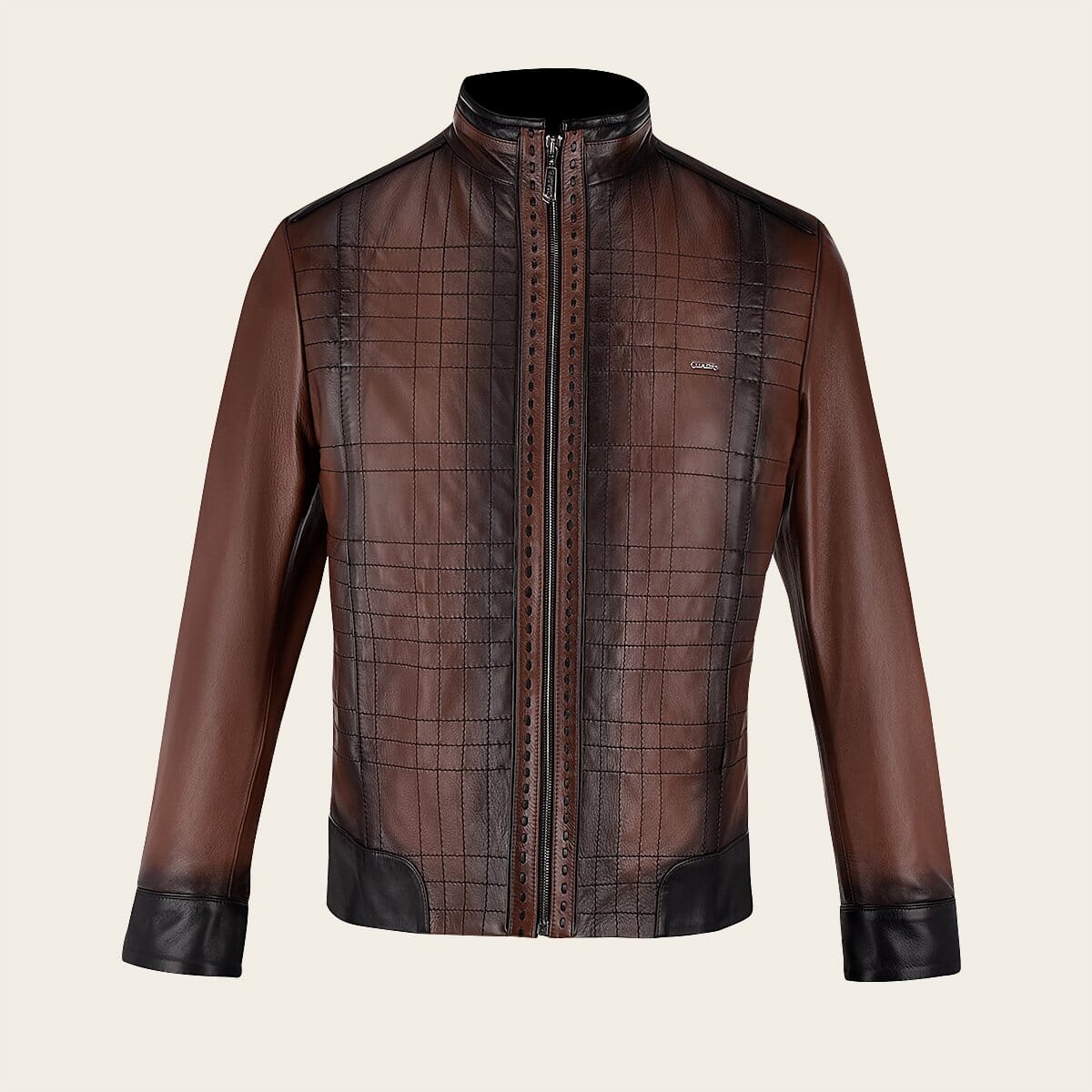 Chamarra para caballero en piel genuina - Imagen 2