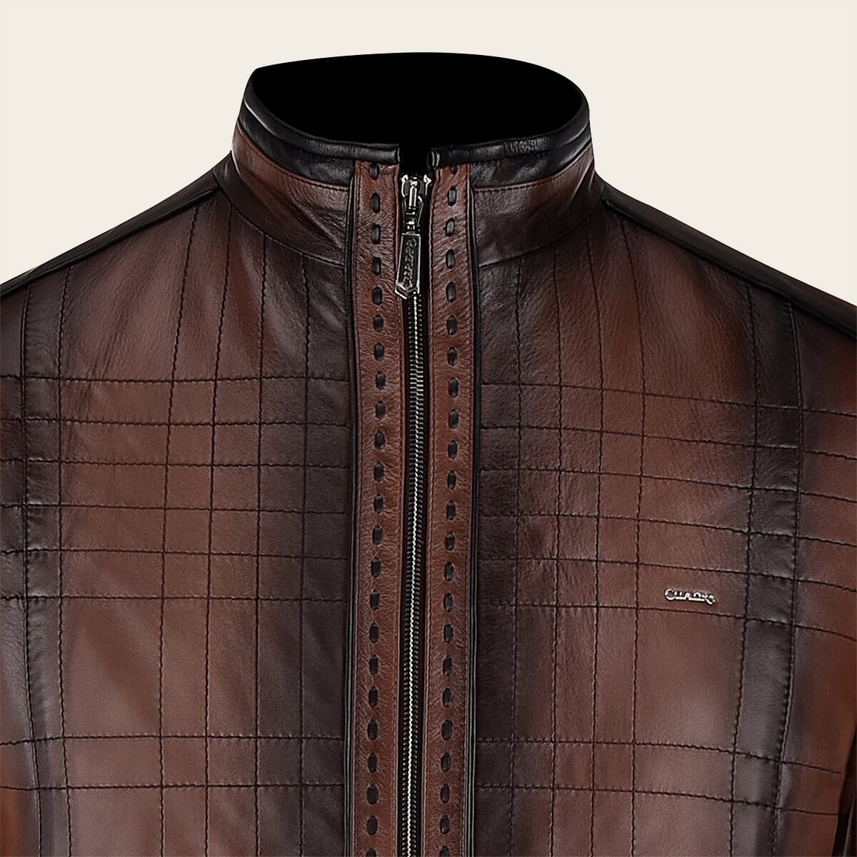 Chamarra para caballero en piel genuina - Imagen 5