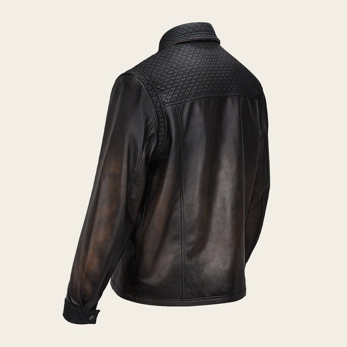 Chamarra para caballero en piel genuina - Imagen 5