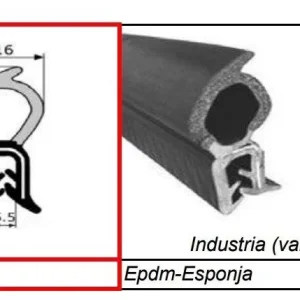Junta Goma Techo Elevable