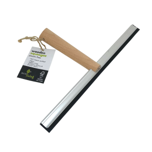 Limpiacristales de madera y silicona