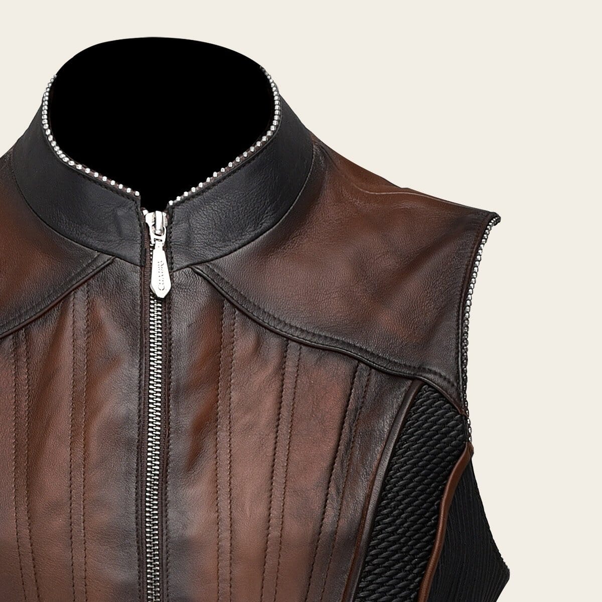 Chaleco para dama en piel genuina - Imagen 5