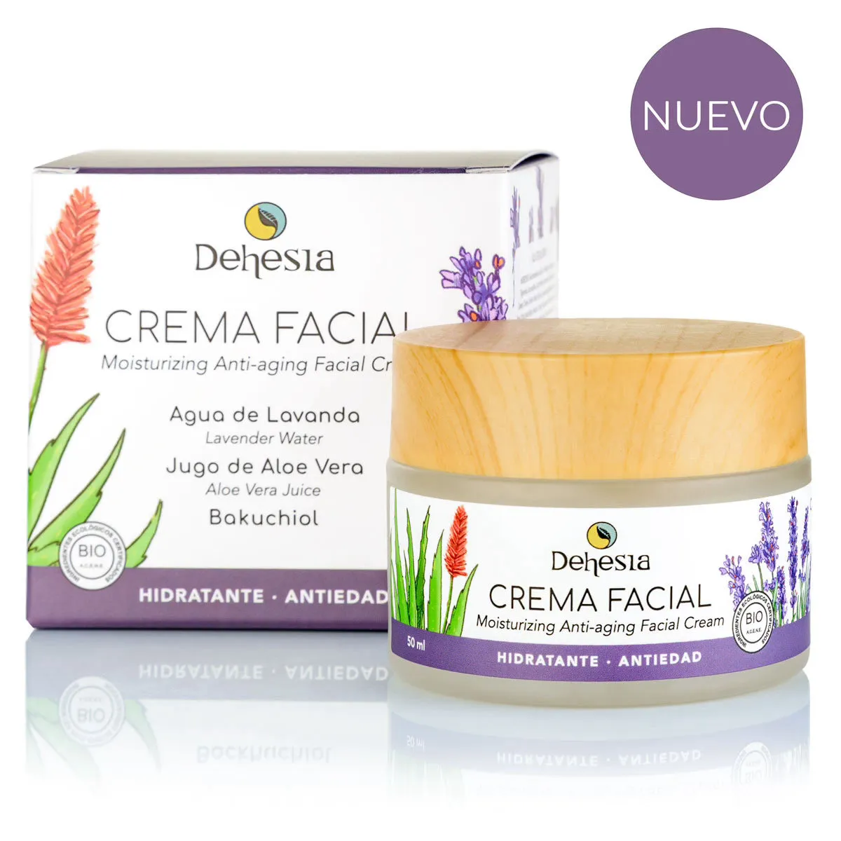 Crema Facial Hidratante-Antiedad BIO – Dehesia