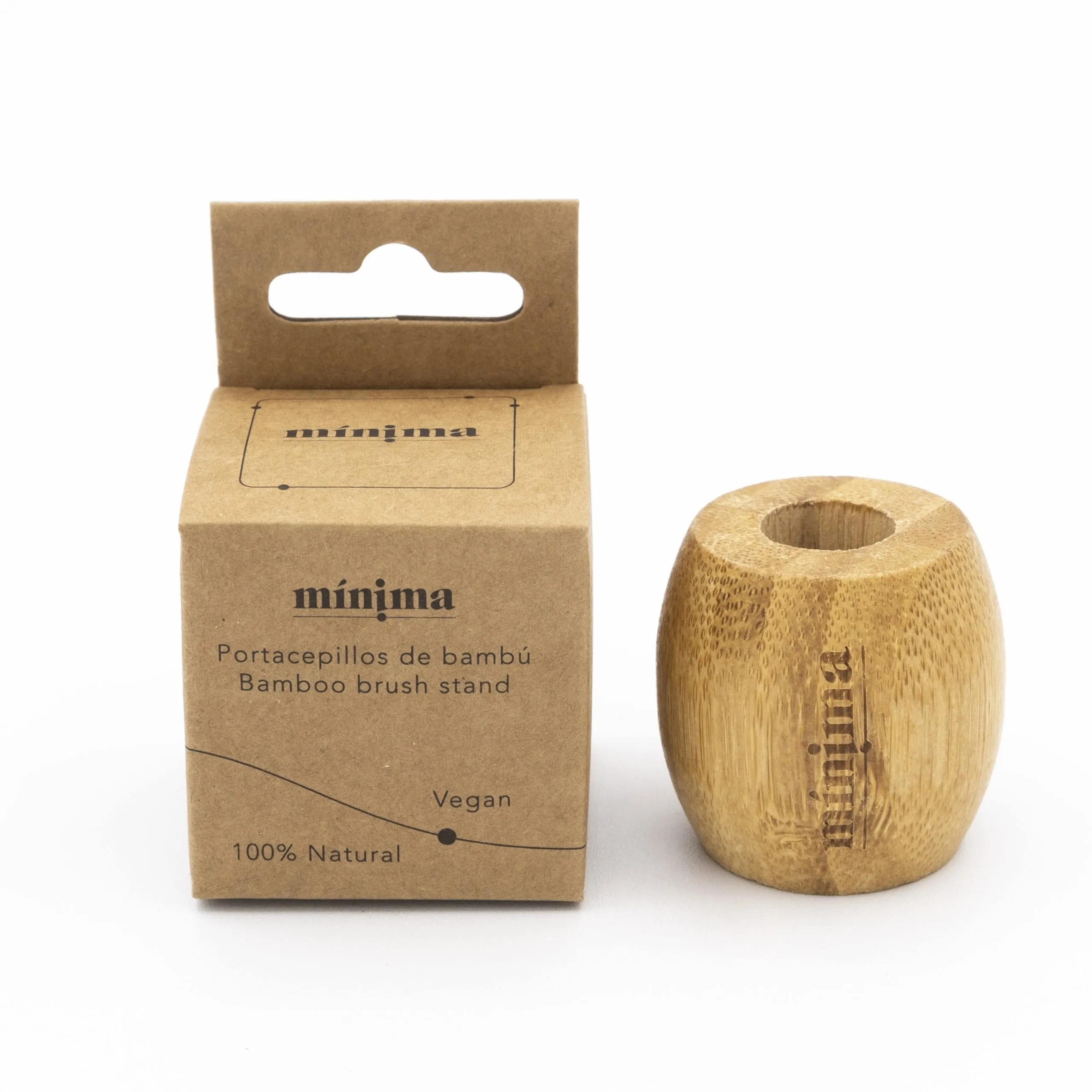 Portacepillos de bambú Mínima Organics - Imagen 2