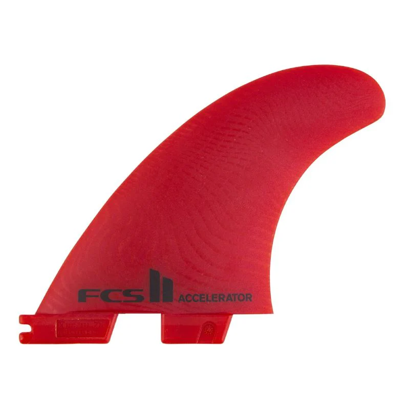 FCS II ACCELERATOR NEO GLASS ECO RED TRI FINS | JUEGO DE QUILLAS TRI-FIN